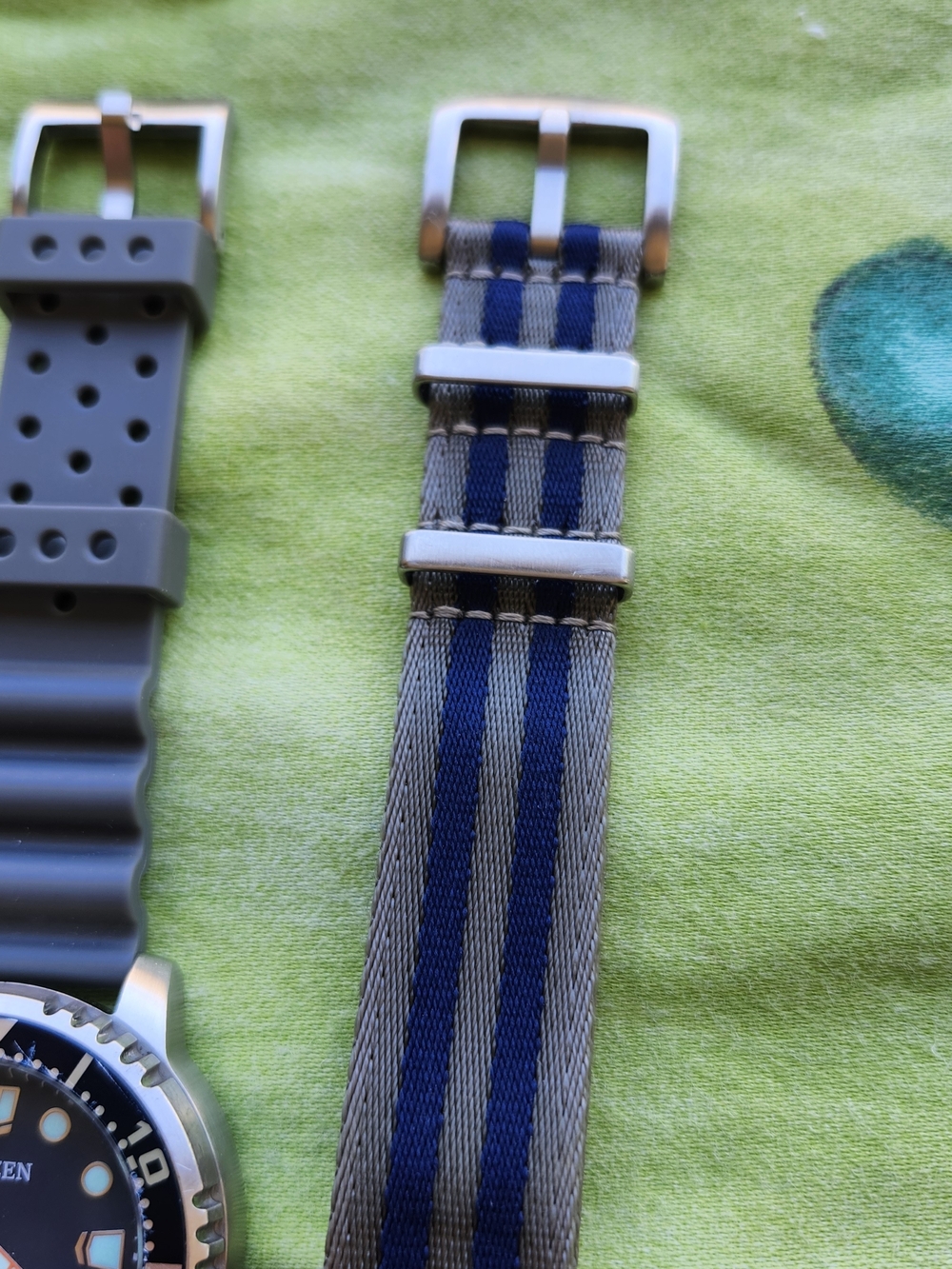 Citizen Promaster Eco-Drive Three Straps 200m Blue Steel Watch - Picture 3 of 12